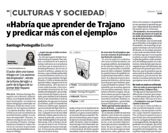 santiago_posteguillo_entrevista_diariosur_malaga