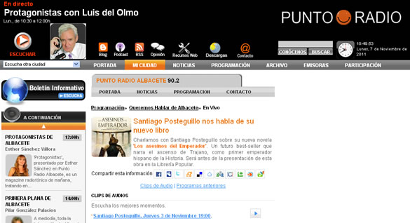 santiago_posteguillo_entrevista_punto_radio_albacete