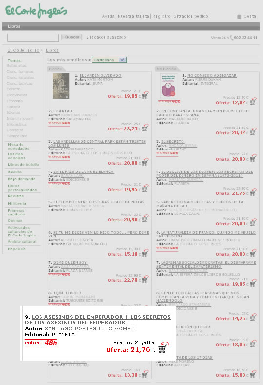 santiago_posteguillo_mas_vendidos_corte_ingles